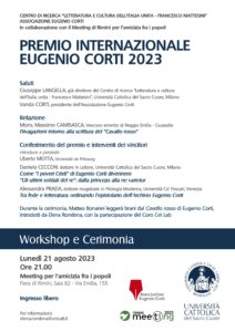 Premio Internazionale Eugenio Corti 2023